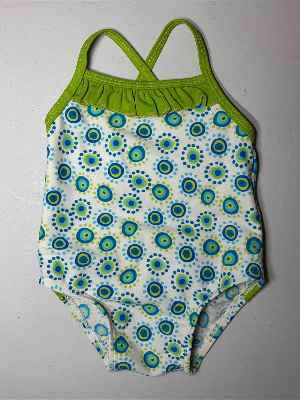 Ruffle Butts One-Piece Swimsuit- size 3-6 months